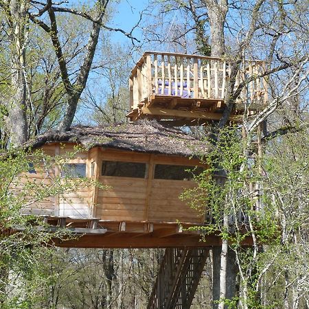 Les Cabanes De Chanteclair Chalais  Buitenkant foto