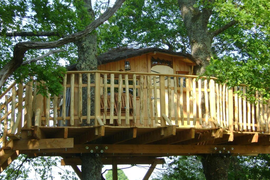 Les Cabanes De Chanteclair Chalais  Kamer foto