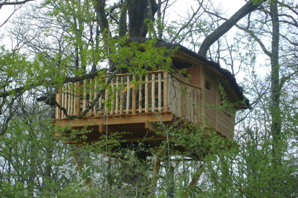 Les Cabanes De Chanteclair Chalais  Kamer foto